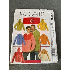 McCalls M5538 Sewing Pattern Jackets Size Small-Medium-Large) uncut